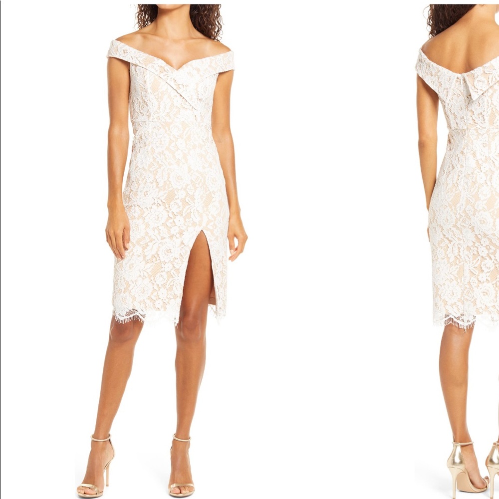 Lulu’s white dress (bride, bridal, bachelorette)